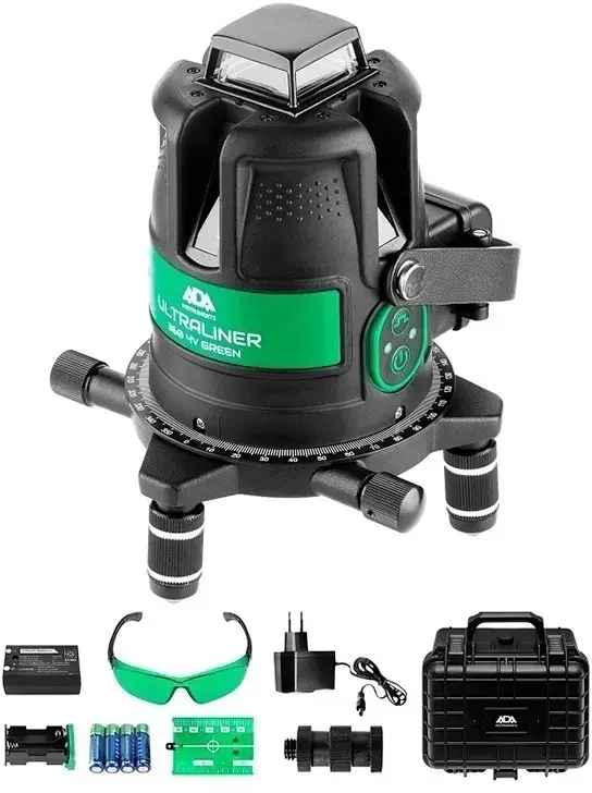 Лазерный нивелир ADA ULTRALiner 360 4V Green фото