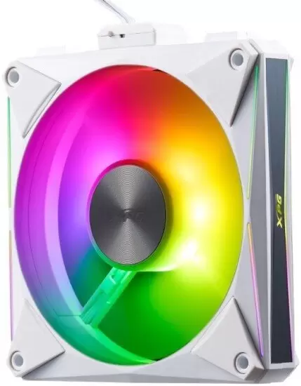 Комплект вентиляторов для корпуса с контроллером ADATA XPG Hurricane MAG 120 ARGB PWM (белый) фото