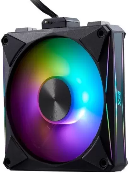 Комплект вентиляторов для корпуса с контроллером ADATA XPG Hurricane MAG 120 ARGB PWM (черный) фото