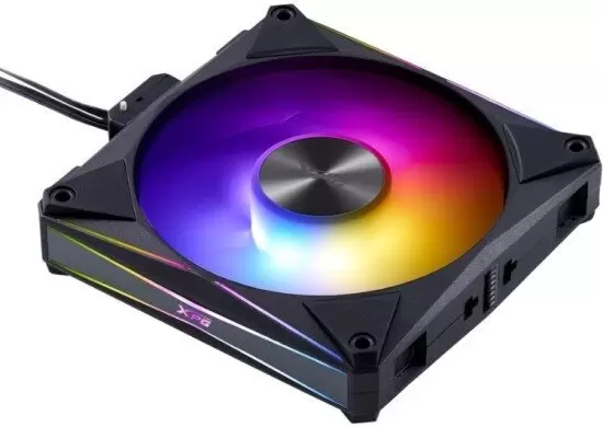 Комплект вентиляторов для корпуса с контроллером ADATA XPG Hurricane MAG 120 ARGB PWM (черный) фото