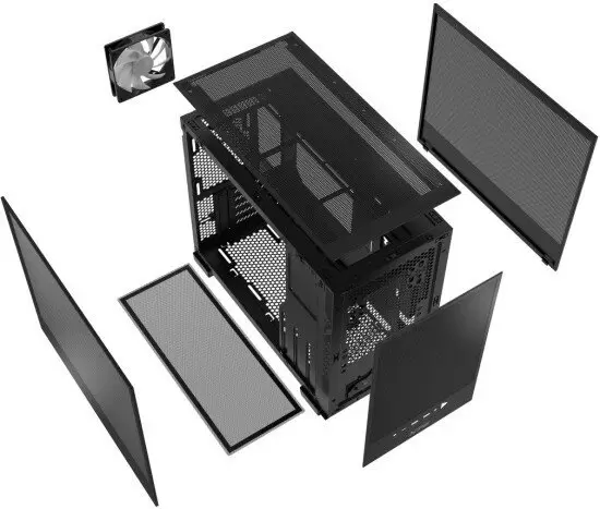 Корпус ADATA XPG Valor Mesh Nano (черный) фото