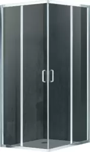 Душевой уголок Adema Glass Vierkant 80 (тонированное стекло) фото