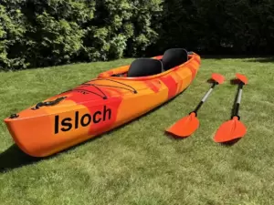 Моторно-гребная лодка Априла Ислочь (красно-оранжевый) фото