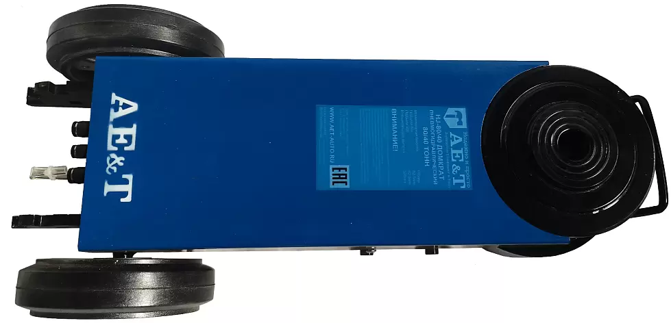 Домкрат AE&T HJ-80/40F (80/40т) фото