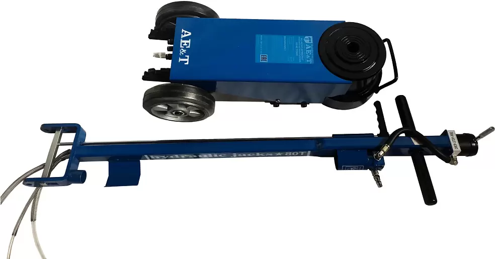 Домкрат AE&T HJ-80/40F (80/40т) фото