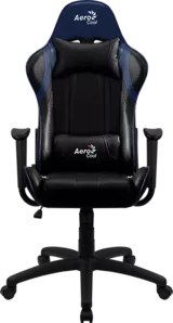Кресло AeroCool AC100 AIR (черный/синий) фото