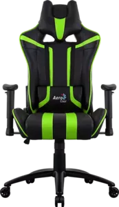 Кресло AeroCool AC120 AIR (черный/зеленый) фото