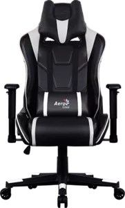 Кресло AeroCool AC220 AIR (черный/белый) фото