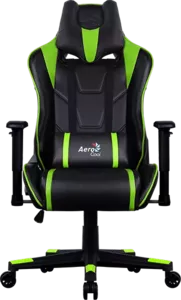 Кресло AeroCool AC220 AIR (черный/зеленый) фото
