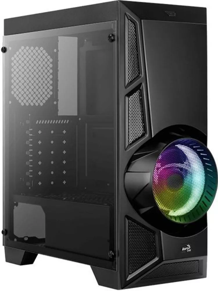 Aerocool AeroEngine RGB Tempered Glass RGB-G-BK-v2