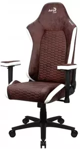 Кресло AeroCool Crown Plus AeroSuede (burgundy red) фото