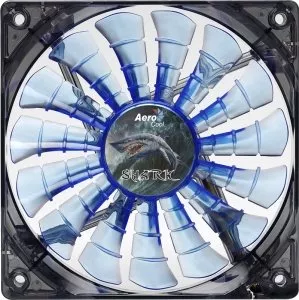 Вентилятор Aerocool Shark Fan Blue Edition 12cm фото