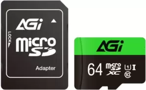 Карта памяти AGI Choice TF138 microSDXC AGI016GU1TF138-R2 64GB (с адаптером) фото