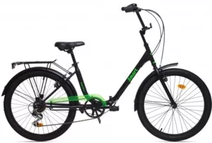 Велосипед AIST Smart 24 2.1 (черно/зеленый, 2019) фото