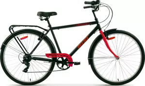 Велосипед AIST Broadway 2023 (черный/красный) фото