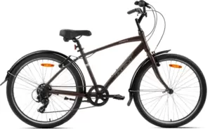Велосипед AIST Cruiser 1.0 26 2025 21, коричневый фото