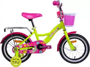 Велосипед детский AIST Lilo 14 2024 (желтый) фото