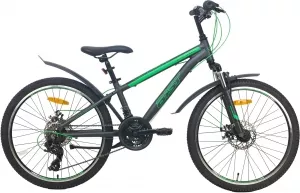 Велосипед AIST Rocky Junior 2.1 2020 (серый/зеленый) фото