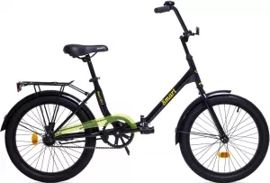 Велосипед AIST Smart 20 1.1 (черный/желтый, 2017) фото