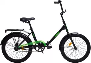 Велосипед AIST Smart 20 1.1 (черный/зеленый, 2017) фото