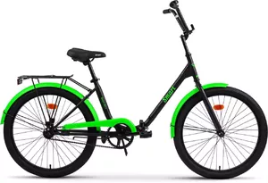 Велосипед AIST Smart 24 1.1 2023 (черный/зеленый) фото