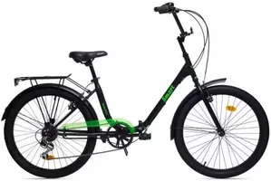 Велосипед AIST Smart 24 2.1 2023 (черный/зеленый) фото
