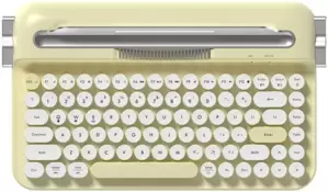 Клавиатура Ajazz AF84 (белый/желтый) фото