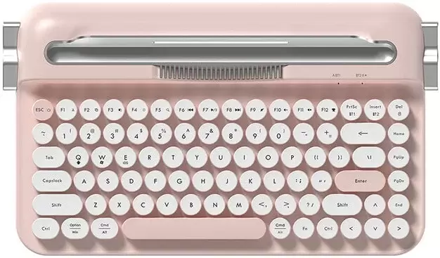 Ajazz AF84 (белый/розовый)