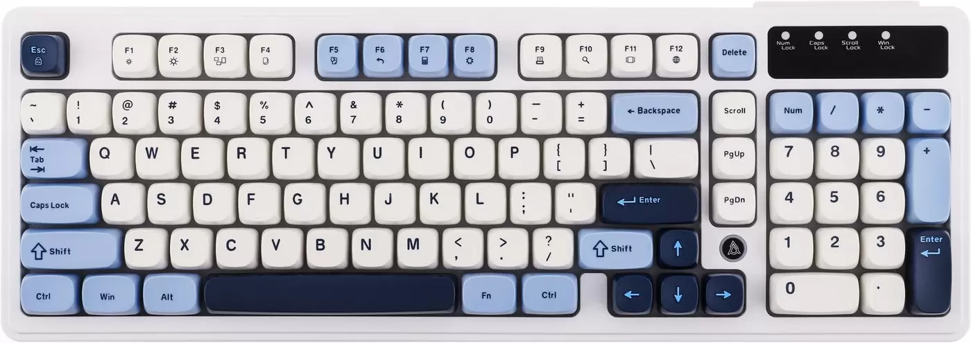 Ajazz AF98 Wired (белый/синий)