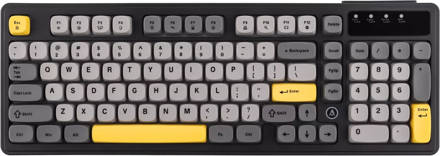 Ajazz AF98 Wired (черный/серый/желтый)