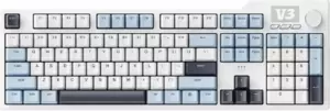Клавиатура Ajazz AK35I V3 (синий/белый/черный, Ajazz Sea Salt) фото