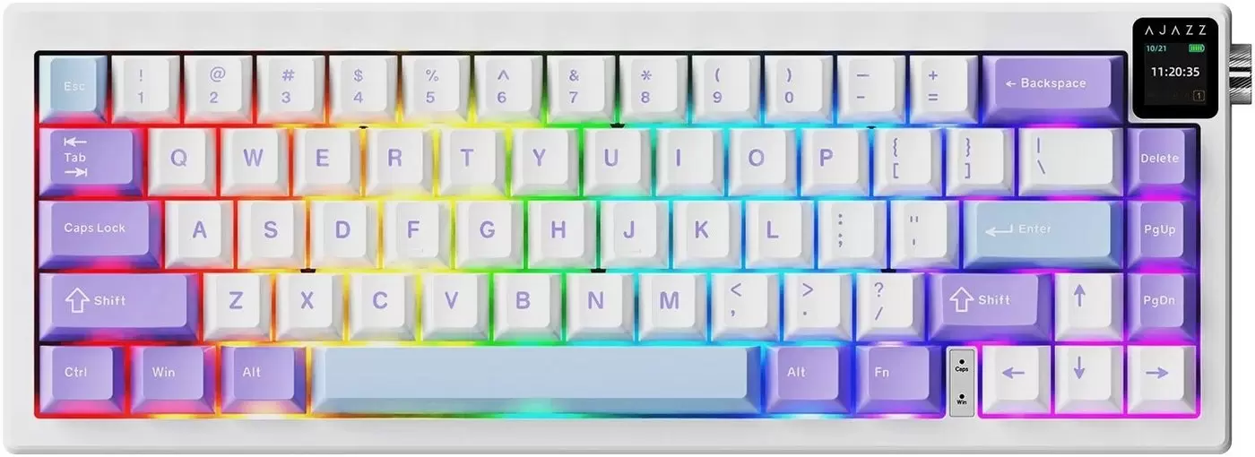 Ajazz AK650 (белый/фиолетовый/голубой, Ajazz Dream Weaving)