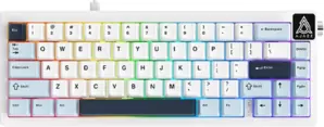 Клавиатура Ajazz AK650 Wired (синий/белый, Ajazz Sea Salt) фото