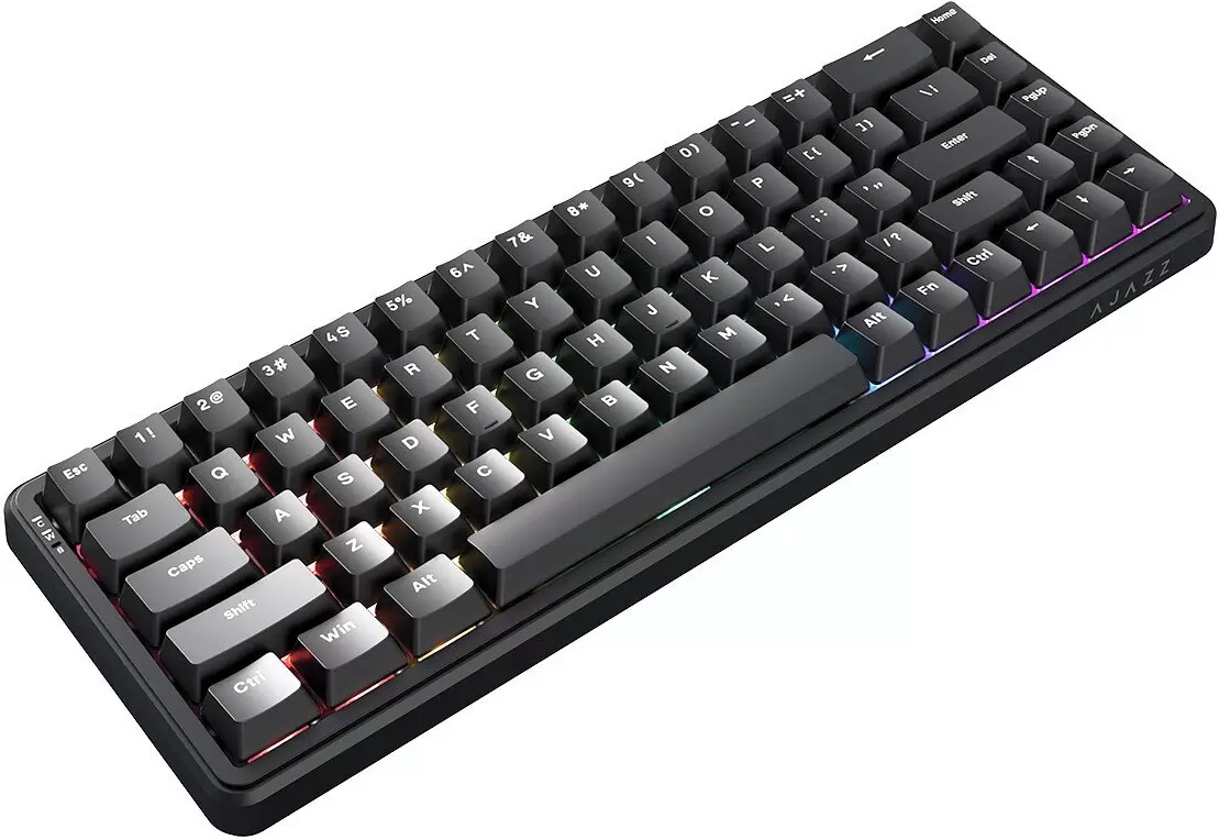Клавиатура Ajazz AK680 Max (8+1K) (черный) фото