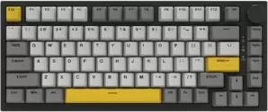 Клавиатура Ajazz AK820 Max (черный/серый/желтый, Magnetic Switches) фото
