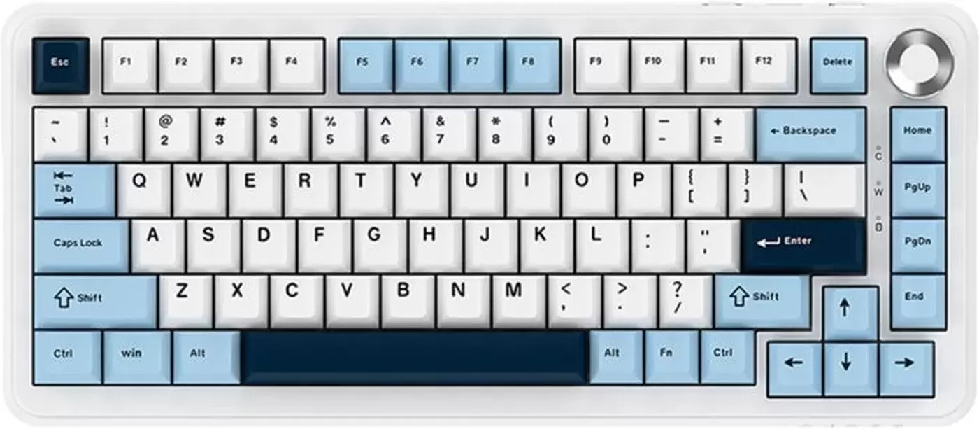 Клавиатура Ajazz AK820 Max Plus (белый/голубой, Ajazz Daydream) фото 3