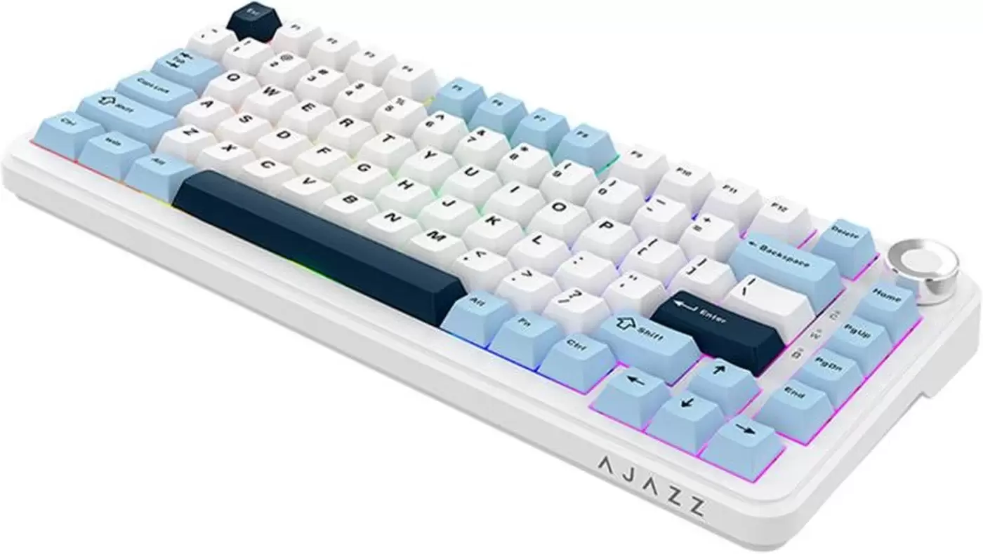 Клавиатура Ajazz AK820 Max Plus (белый/голубой, Ajazz Daydream) фото 5