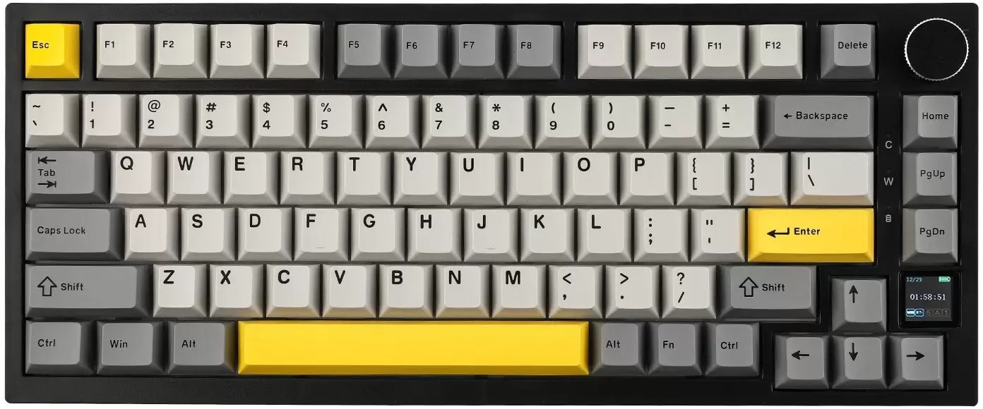 Ajazz AK820 Pro (серый, Ajazz Flying Fish)