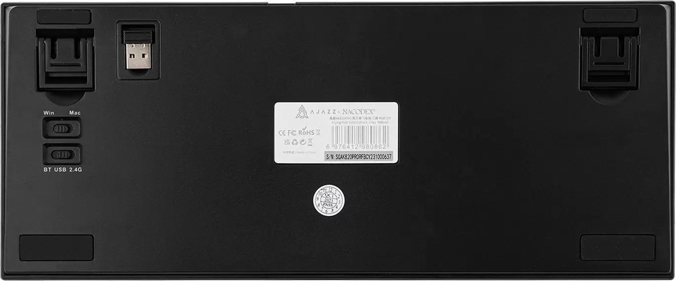 Клавиатура Ajazz AK820 Pro (серый, Ajazz Gift) фото