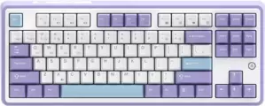 Клавиатура Ajazz AK870 Without Screen (фиолетовый/белый/синий, Ajazz Gift) фото