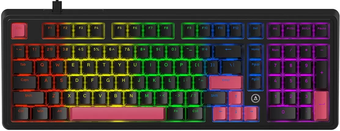 Ajazz AK980 (черный/красный, Ajazz Red)