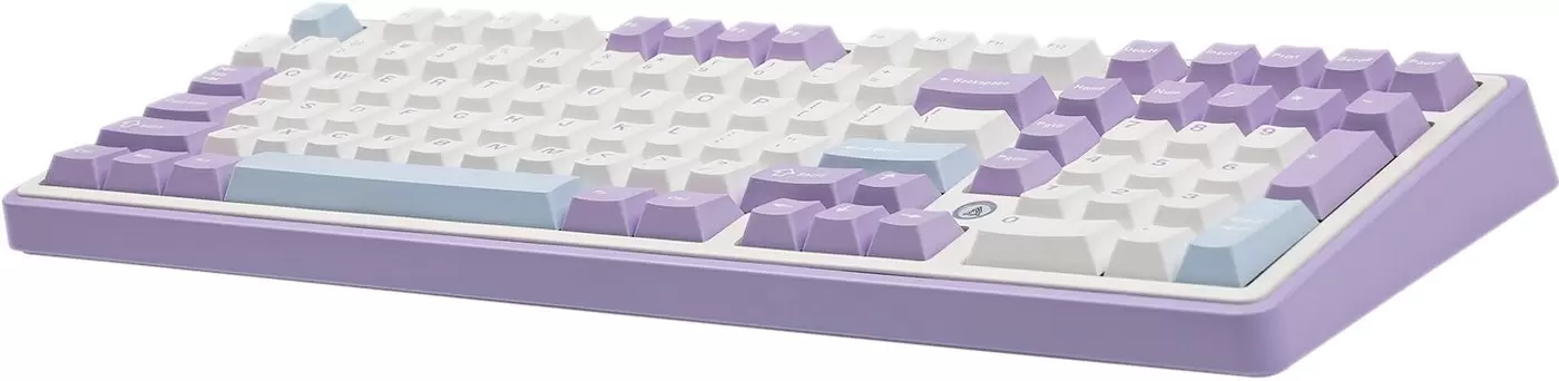 Клавиатура Ajazz AK980 Screen Version (белый/сиреневый/синий, Merrard Switch) фото