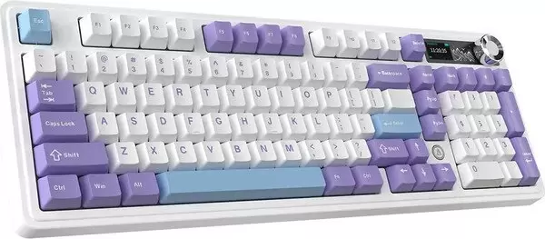 Клавиатура Ajazz AK980 V2 (фиолетовый/белый/синий, Ajazz Gift) фото 2