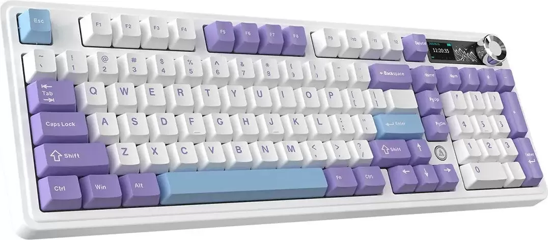 Клавиатура Ajazz AK980 V2 (фиолетовый/белый/синий, Ajazz Gift) фото 3