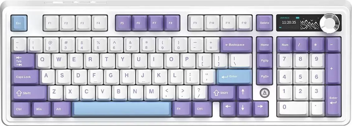 Клавиатура Ajazz AK980 V2 (фиолетовый/белый/синий, Ajazz Gift) фото 5