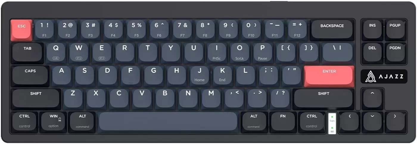 Ajazz AKL680 (черный/синий, Huano Brown)