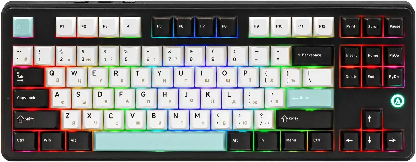 Ajazz MK87 (черный/белый, Ajazz Daydream)