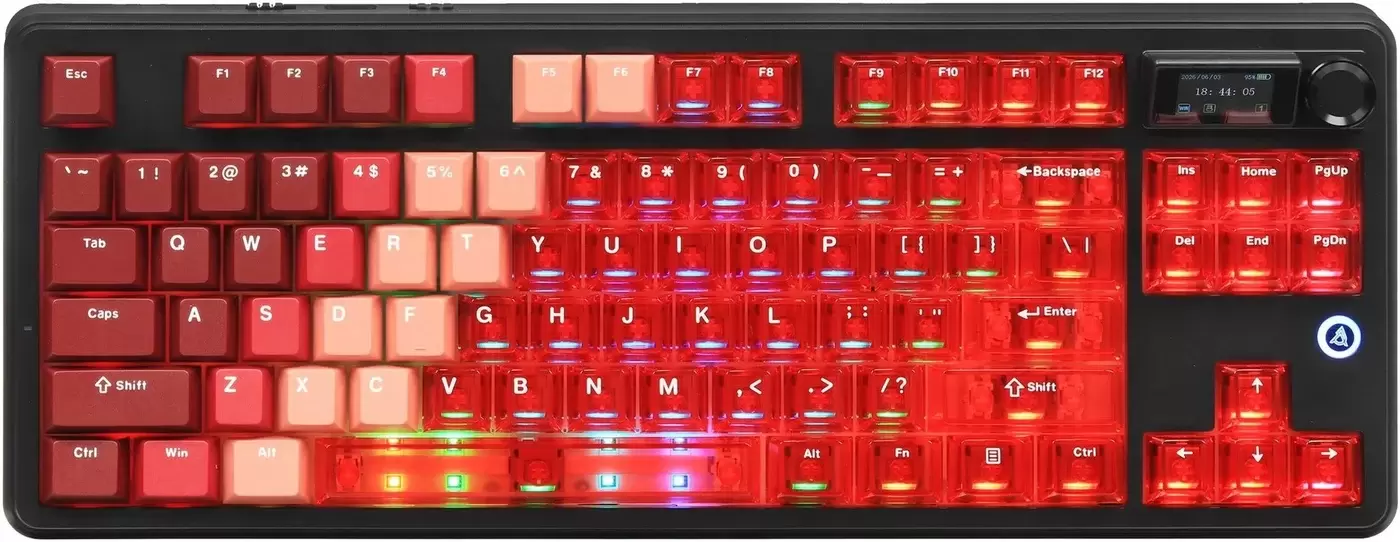 Ajazz MK87 (черный/красный, Ajazz Pitaya)