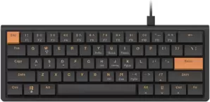 Клавиатура Ajazz NKL61 (черный/оранжевый, Low Profile Switch) фото