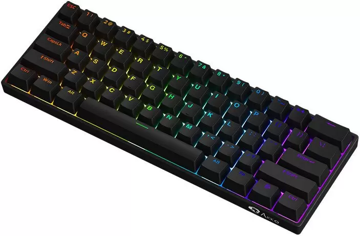 Клавиатура Akko 3061S HE Black (Akko Cream Yellow) фото